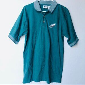 NFL Philadelphia Eagles Green Polo T-Shirt